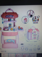 child's mobile kitchen multifunction 3 in 1 playset