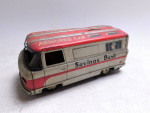 Vintage Savings Bank Armored Car Pressed Metal Toy Van MI Japan