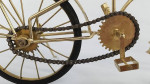 Miniature Replica Golden Toy/Display Bike
