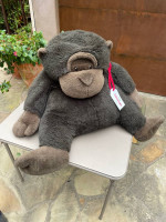 Huge Stuffed Gorilla FAO Schwarz About 3 Feet Large Very Clean Animal