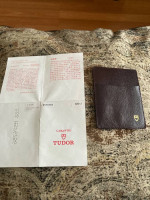 Tudor certificate with Tudor pouch