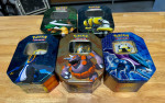 Pokemon Cards and Storage Tins