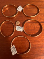 14K SOLID GOLD BRACELETS
