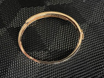14k Solid Gold and Diamond Bracelet