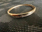 14k Solid Gold and Diamond Bracelet