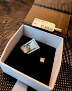 18K Gold Diamond Studs