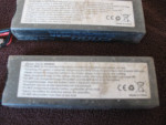 Pair of Gens Ace 2 Cell 5000 mah Lipo Batteries