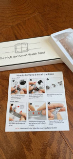 LELONG Compatible with Apple Watch Band Rose Gold w/Rhinestones