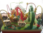 Battat wooden activity cube