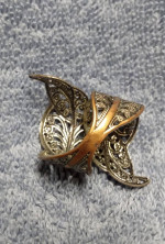 Filigree Ring w/Copper