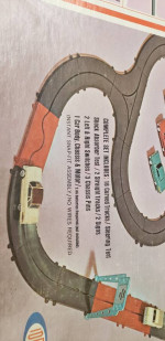 Vintage 1960s Ideal Motorific Dearborn Torture Track Slot Car