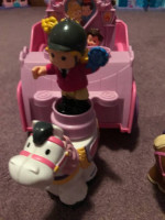Fisher Price Little People Pink horse and carriage