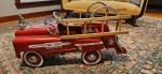 Vintage pedal car fire engine no 9