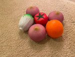 Soft Toy Fruits and Vegetables