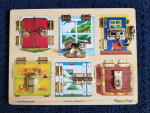Handcrafted Wooden Latches Board