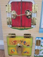 Handcrafted Wooden Latches Board