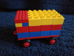 Lego Duplo Vintage Flatbed Trailer/Red Wagon