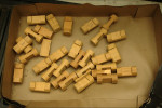 extra large vintage Wooden Lincoln logs