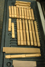extra large vintage Wooden Lincoln logs