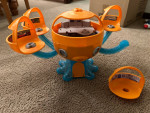 Octonauts Octopod Light Up Sounds Playset Gup D and Figures Mattel L