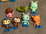 Octonauts Octopod Light Up Sounds Playset Gup D and Figures Mattel L