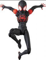 MAFEX Spider-Man (Miles Morales) Painted Action Figure - Loose, damage, please r