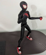 MAFEX Spider-Man (Miles Morales) Painted Action Figure - Loose, damage, please r