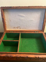 Hand carved jewelry box