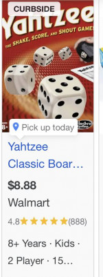 YAHTZEE GAME