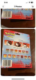 36 Pokemon Pokeball Keychain from 1999