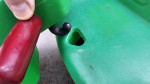 Little Tikes Green Tractor and Trailer good shape