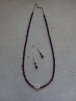 Beautiful Dainty Swarovski Necklace and Earrings