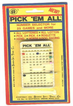 WIN lottery POWERBALL Casino gambling roulette keno NUMBER SELECTOR
