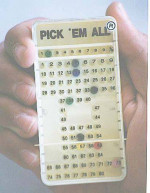 WIN lottery POWERBALL Casino gambling roulette keno NUMBER SELECTOR