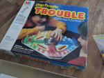 1986 Trouble Pop O Matic Vintage Board Game Complete Milton Bradley