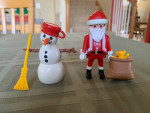 Playmobil Holiday / Christmas Set 5845 Santa & Snowman