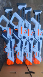 4 Nerf Laser ops Pro delta burst rifles