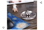 DjuiinoStar Spinning Top with Glass Base DST-806B