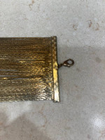 Vintage Disco 80’s Mob Wife Style Liquid Gold Braid Bracelet