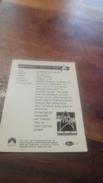 1991 star trek Montgomery scotty card