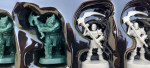 Heroquest miniatures and game parts.