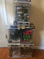 Lot of 5 Large 10" Marvel Funko pops