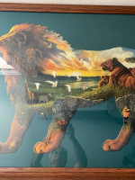 Ready To Hang Puzzle "Lion's Pride" Special Shaped