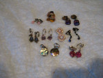 9 Pairs of Vintage Clip Earrings That are Either Pink or Purple