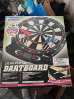 Electronic dart board game