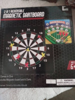 Magnetic dart board / baseball