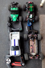 Five Remote Control Cars