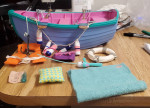 Our Generation Doll Row Boat Accessory fits 18" American Girl