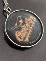 Baltimore Orioles Charm Necklace MLB Baseball