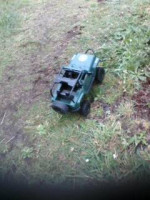 RC 1/14 Military 4 WD Jeep Nice Ready to Run